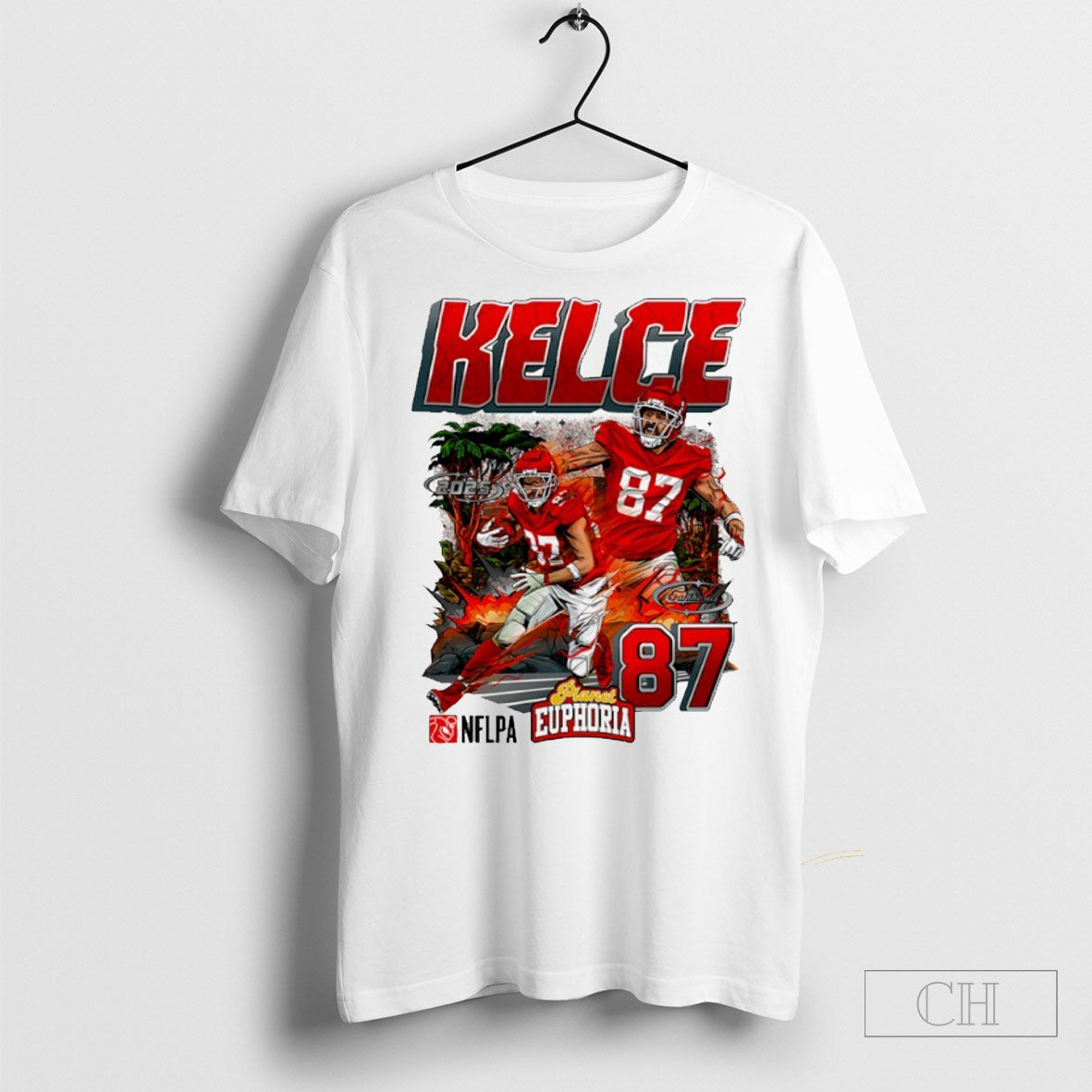 Travis Kelce 87 Kansas City Chiefs Football Comic Unisex