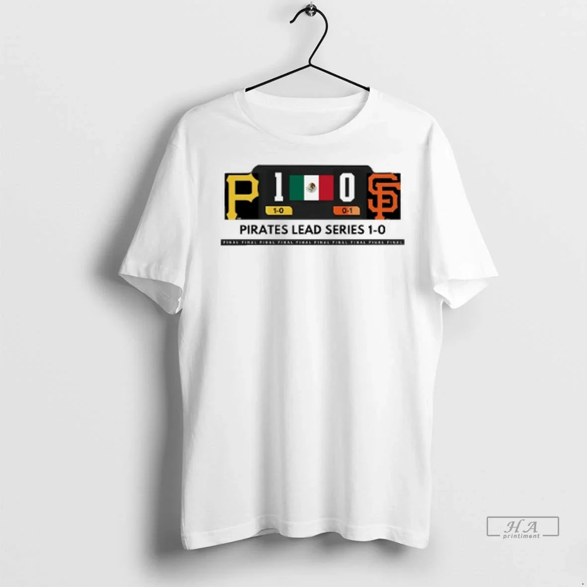 Trendy Officials Pirates Lead Series Pirates 1 0 Sf Giants Final Shirt Sweater Unisex