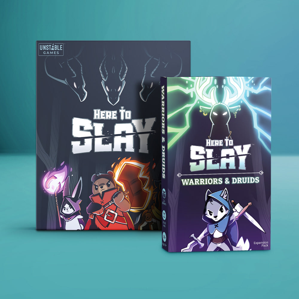 Here to Slay: Base Game + Warriors & Druids Expansion Bundle Unisex