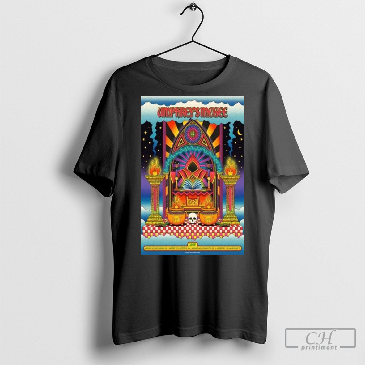 Umphreys Mcgee August 28 29 30 31 2025 Shows Poster T Shirts Unisex