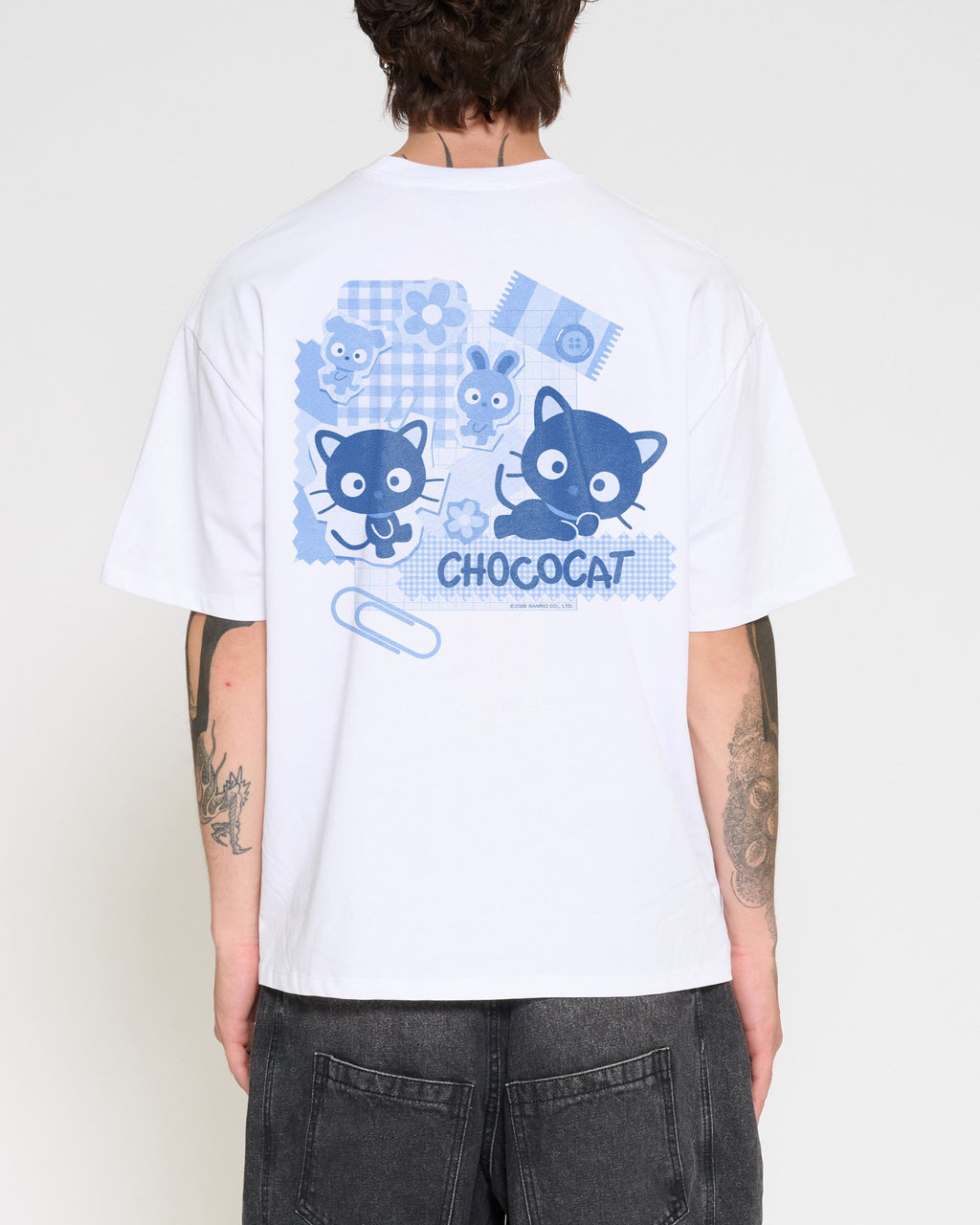 Chococat Scrapbook Oversized Tee Unisex