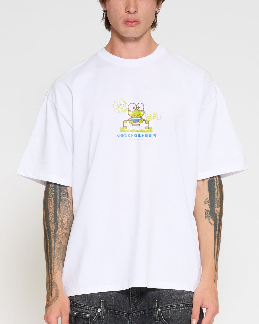 Keroppi Stamp Oversized Tee Unisex