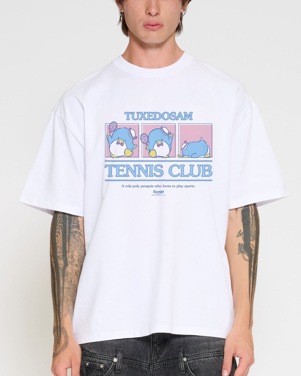 Tuxedo Sam Tennis Club Oversized Tee Unisex
