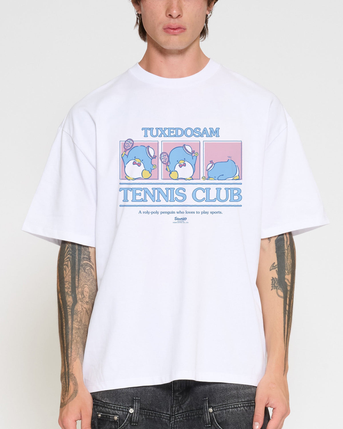 Tuxedo Sam Tennis Club Oversized Tee Unisex