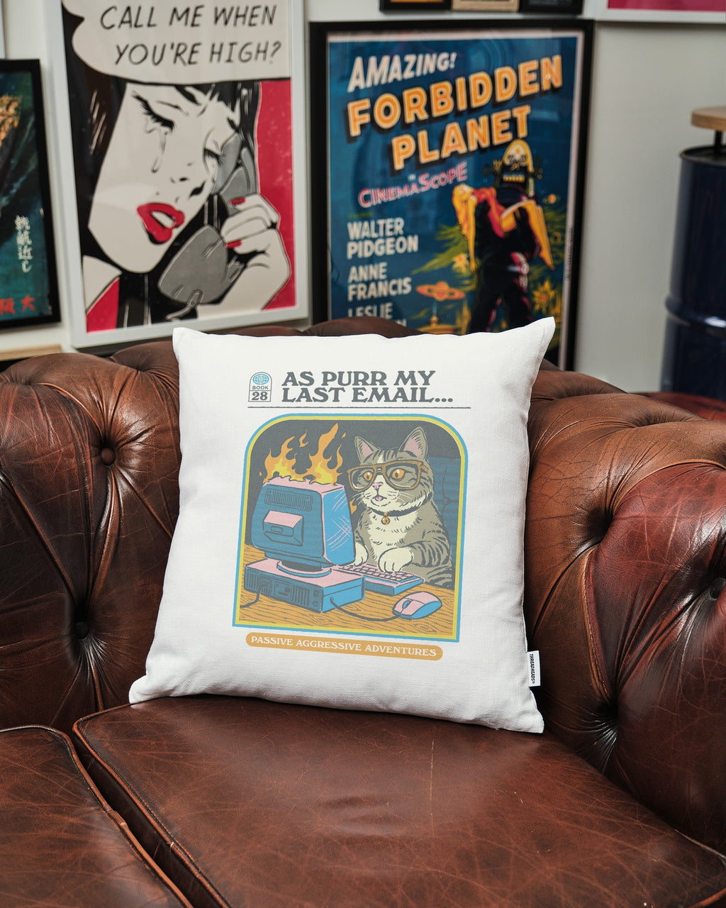 As Purr My Last Email Cushion Unisex