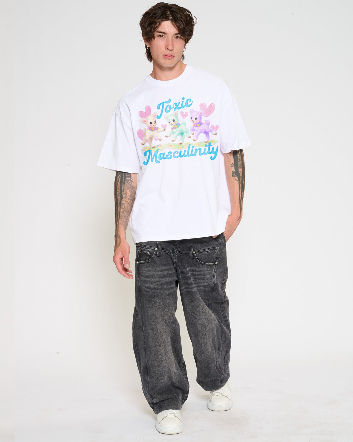 Toxic Masculinity Oversized Tee Unisex