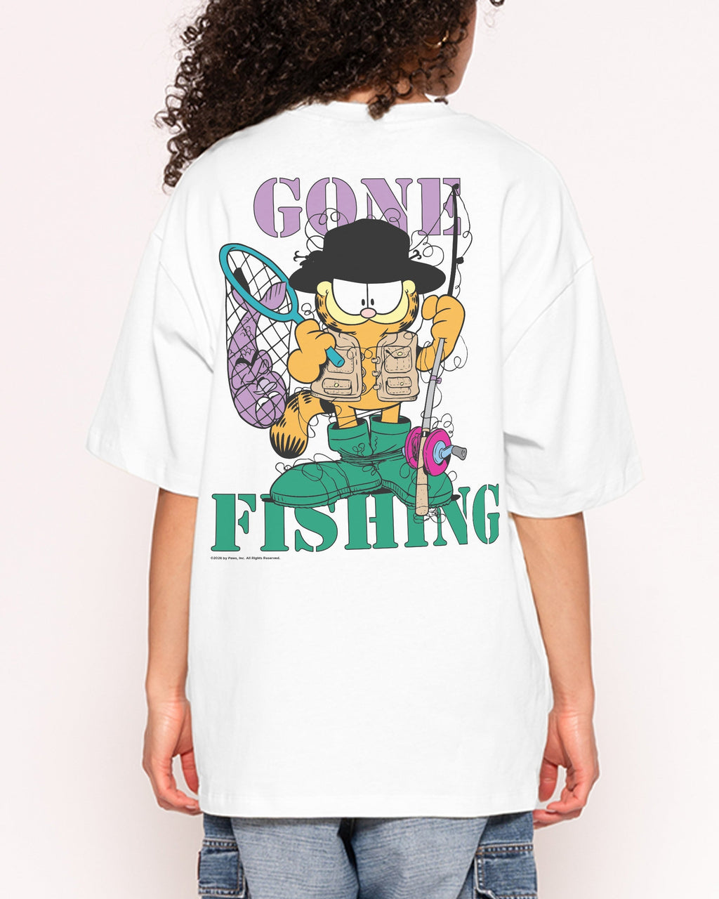 Gone Fishing Oversized Tee Unisex