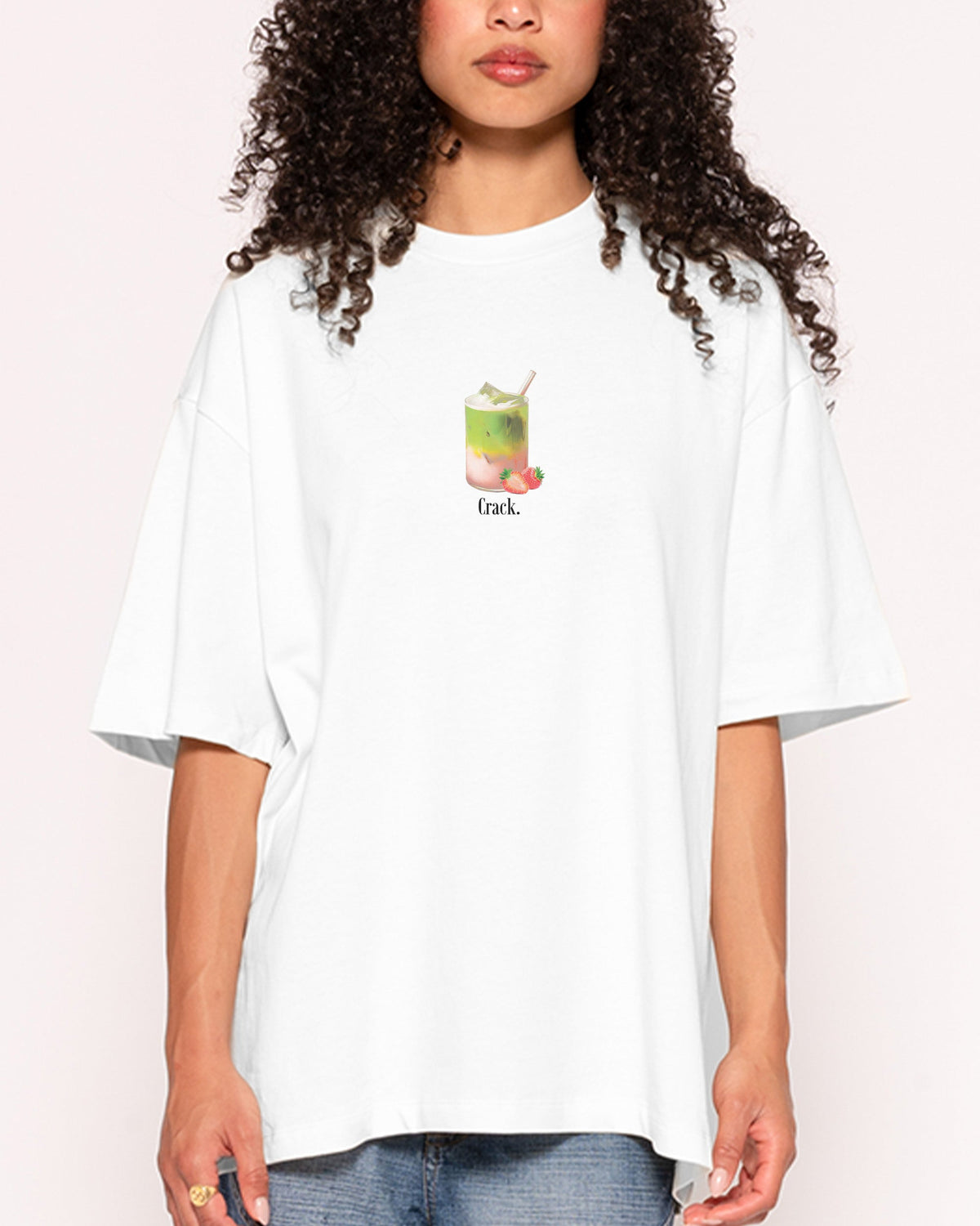 Matcha Crack Oversized Tee Unisex