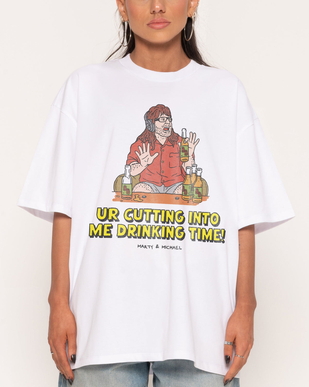 Drinking Time Oversized Tee Unisex