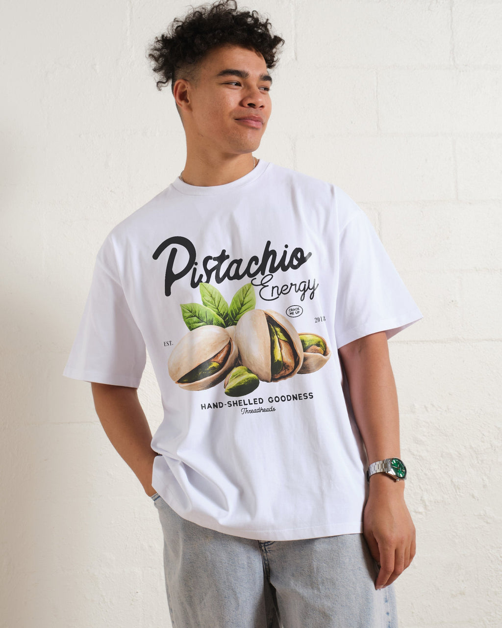 Pistachio Energy Oversized Tee Unisex