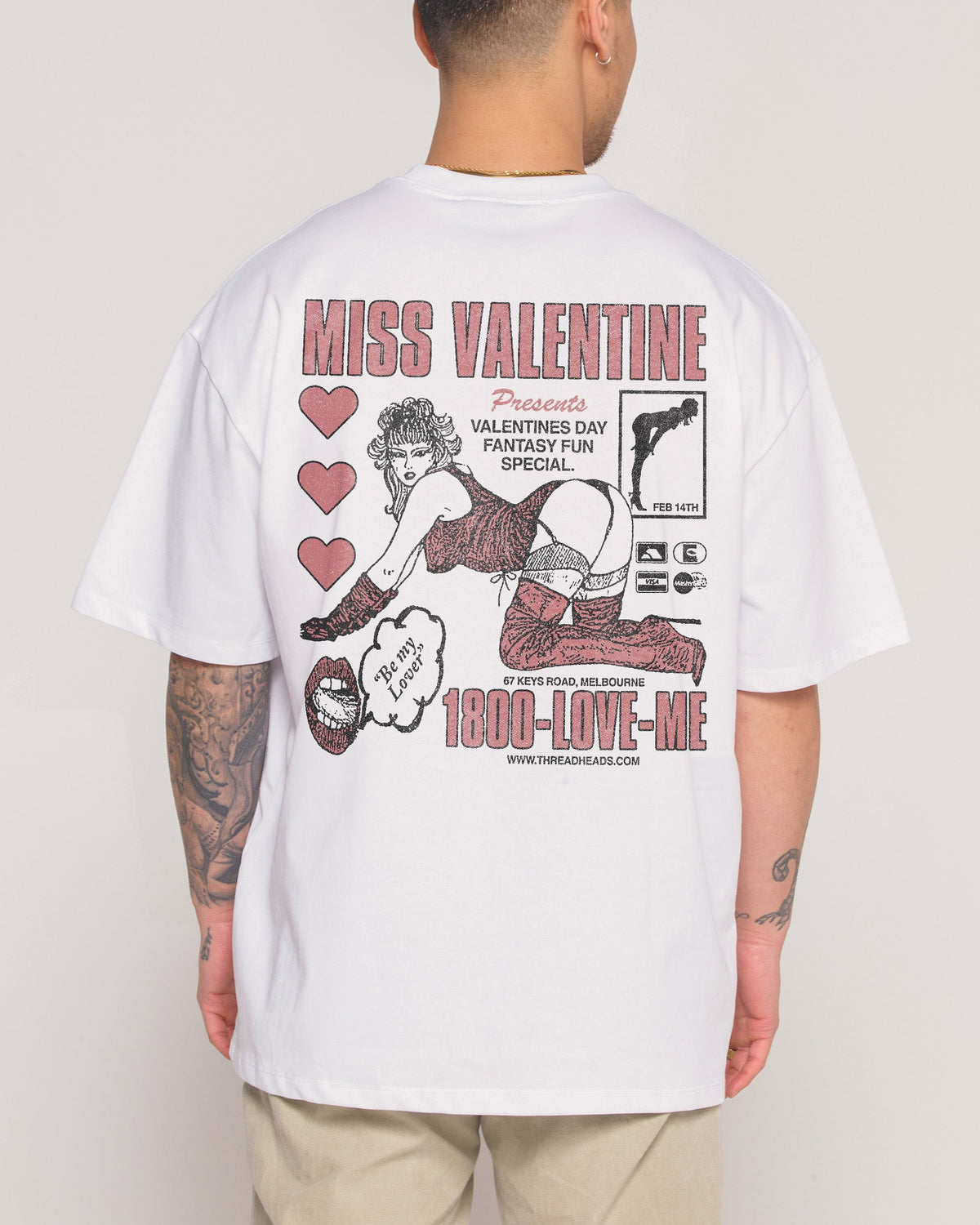 Miss Valentine Oversized Tee Unisex
