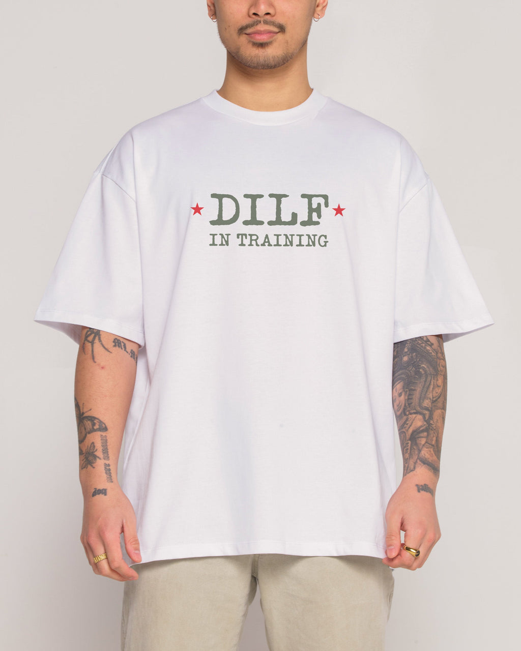 Dilf in Training Oversized Tee Unisex
