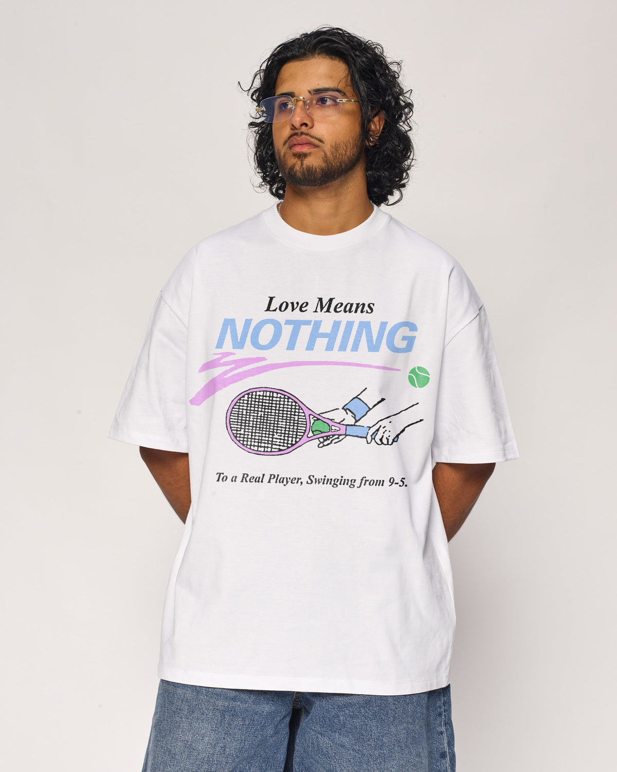 Keep Swinging Oversized Tee Unisex