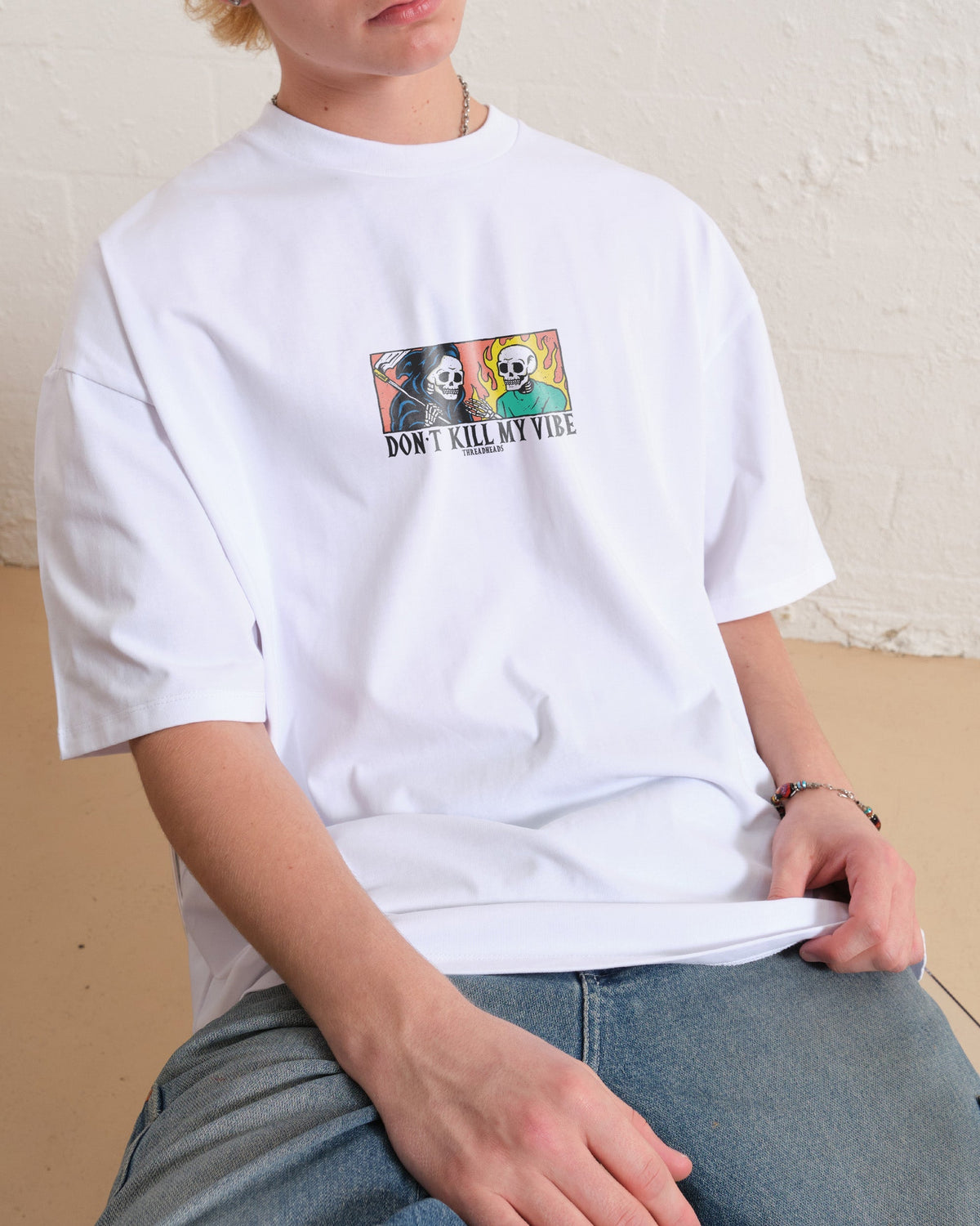 Don't Kill My Vibe Oversized Tee Unisex