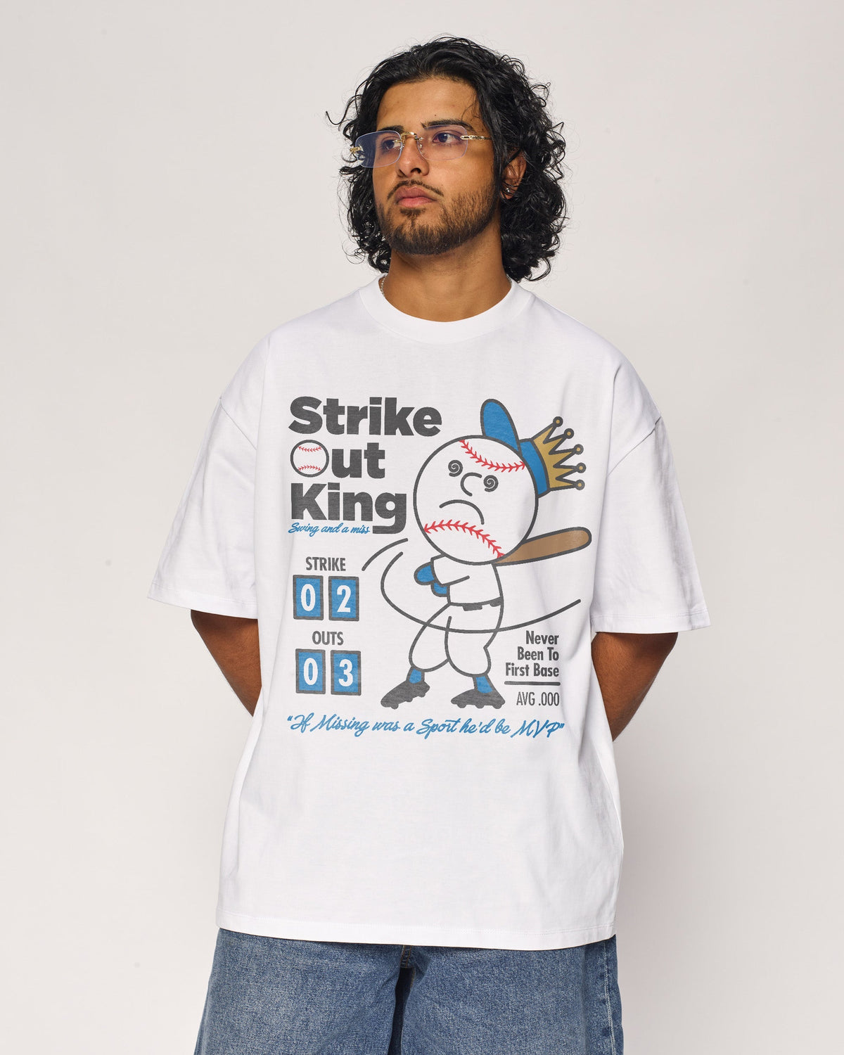 Strike Out King Oversized Tee Unisex