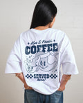 Hot & Fresh Coffee Oversized Tee Unisex