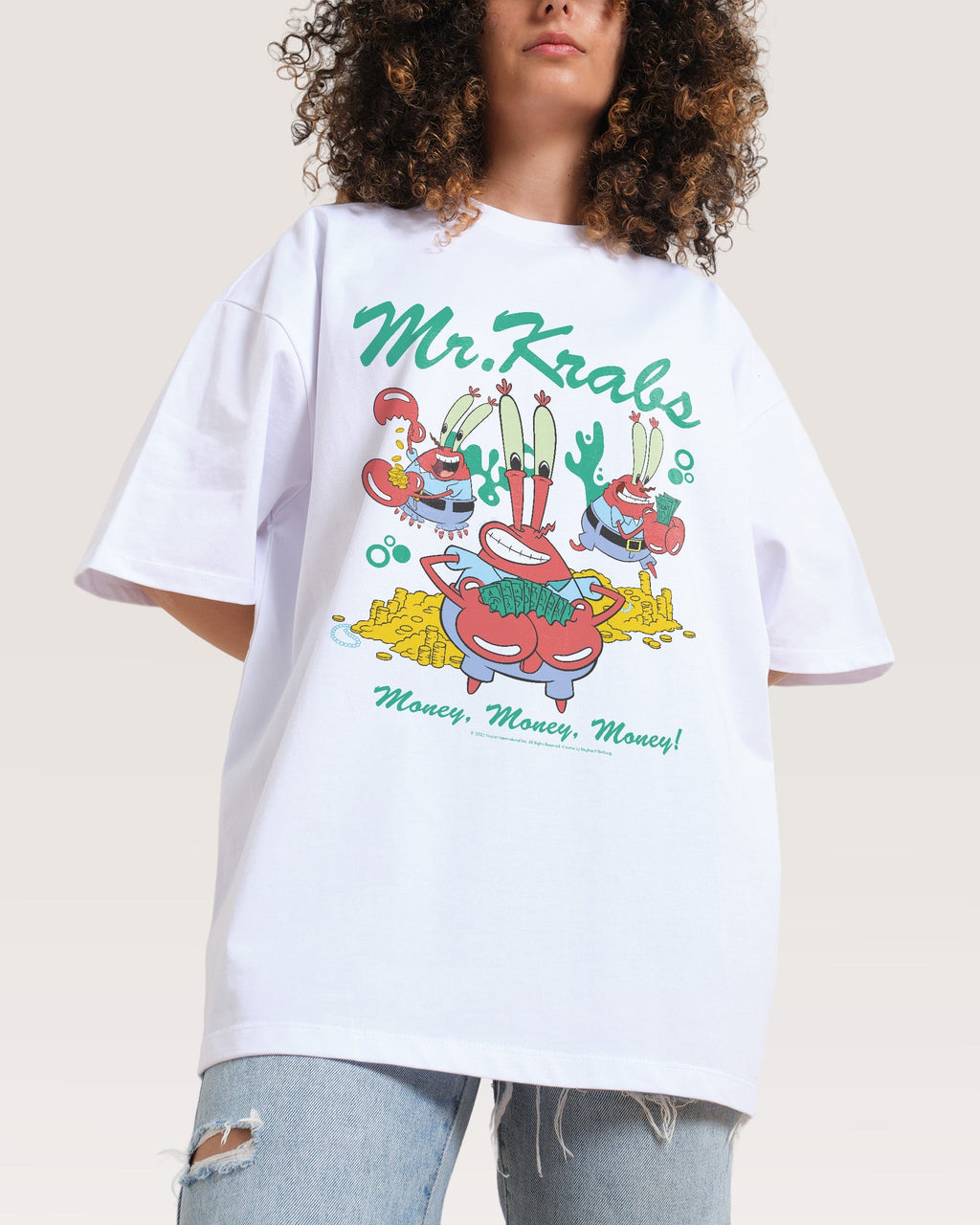 Money Man Krabs Oversized Tee Unisex