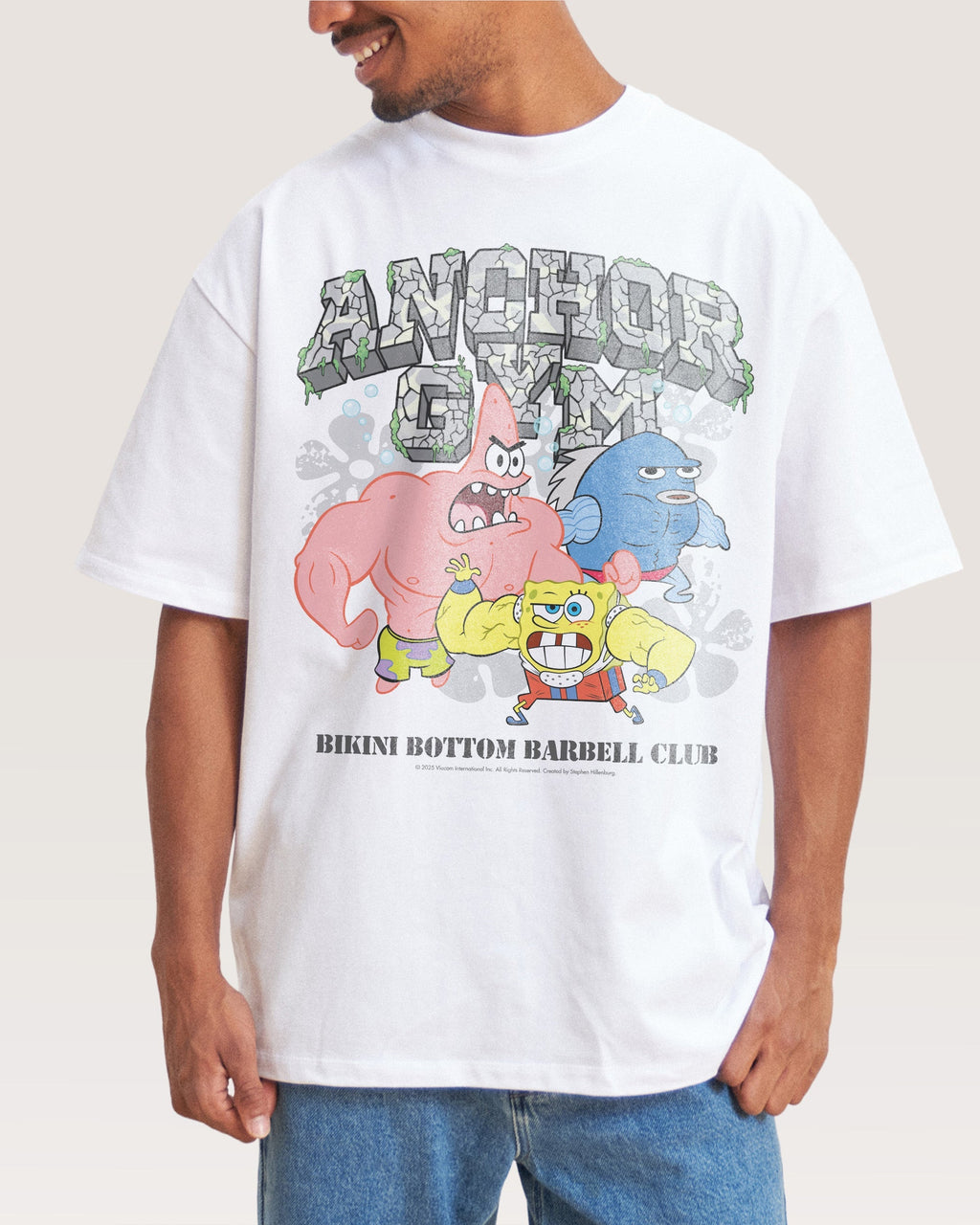 Spongebob Gym Oversized Tee Unisex