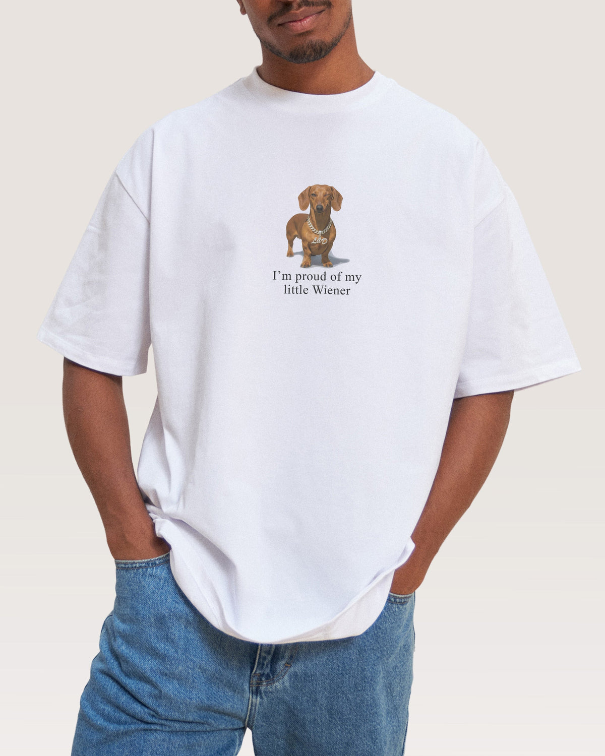 Little Wiener Oversized Tee Unisex