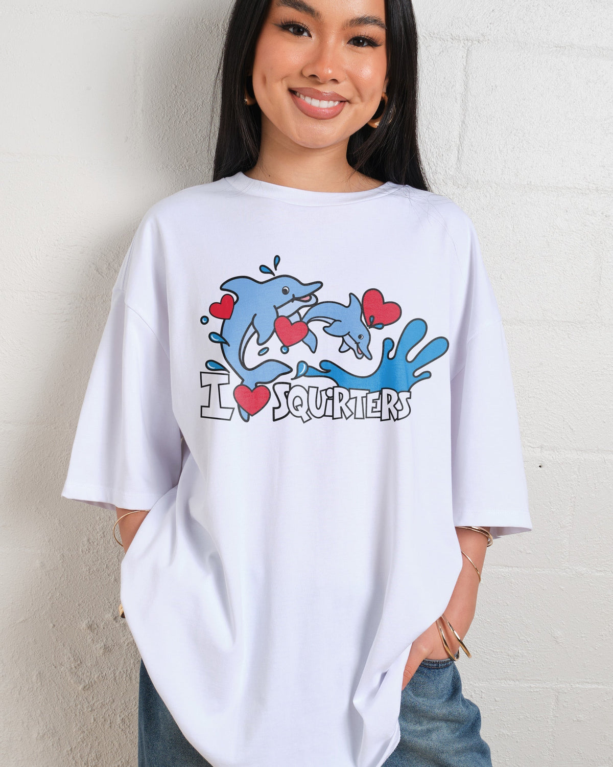 I Love Squirters Oversized Tee Unisex