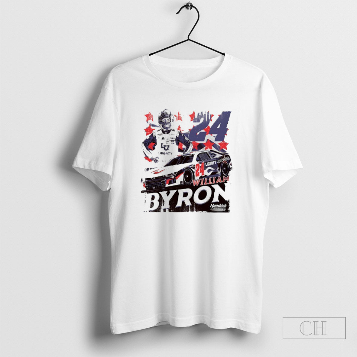 William Byron Hendrick Motorsports Liberty University Car Shirt Unisex
