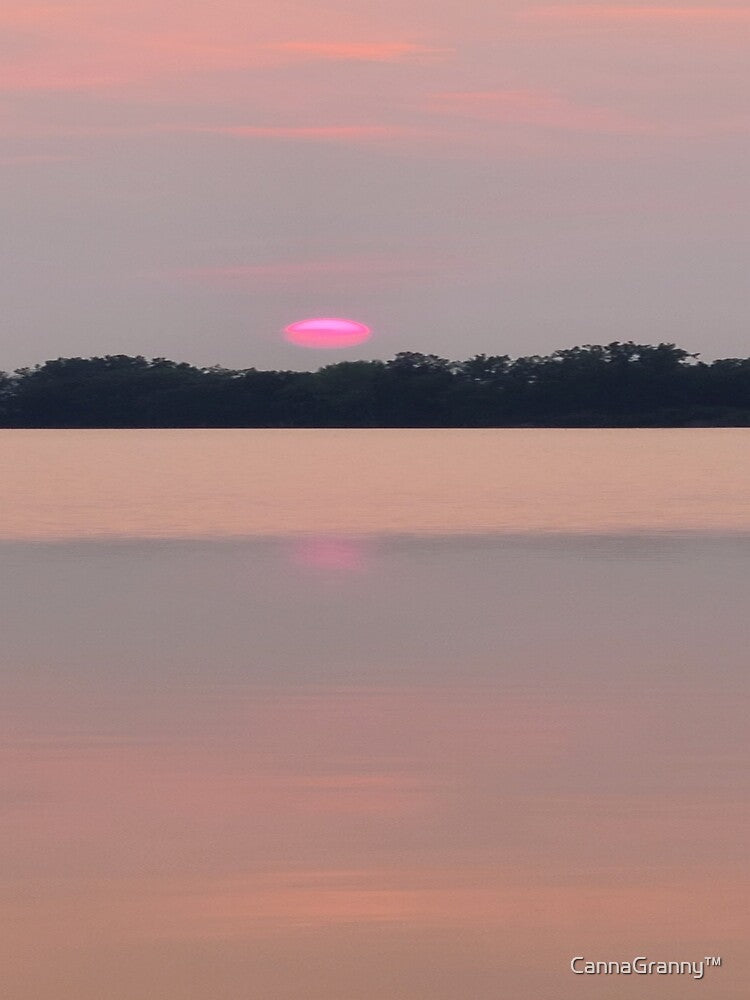 Lake Erie pink moon by  CannaGranny™