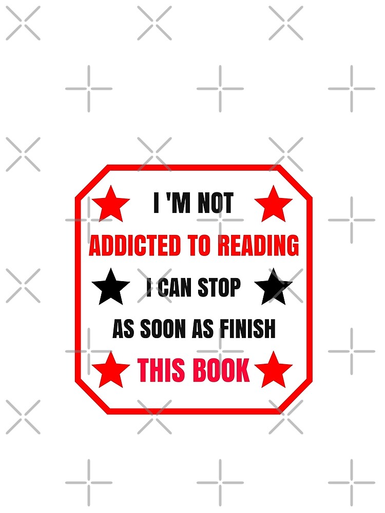 Addicted to reading books by Drawix