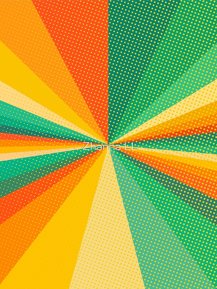 Retro background, many different colors by Zhanna LL