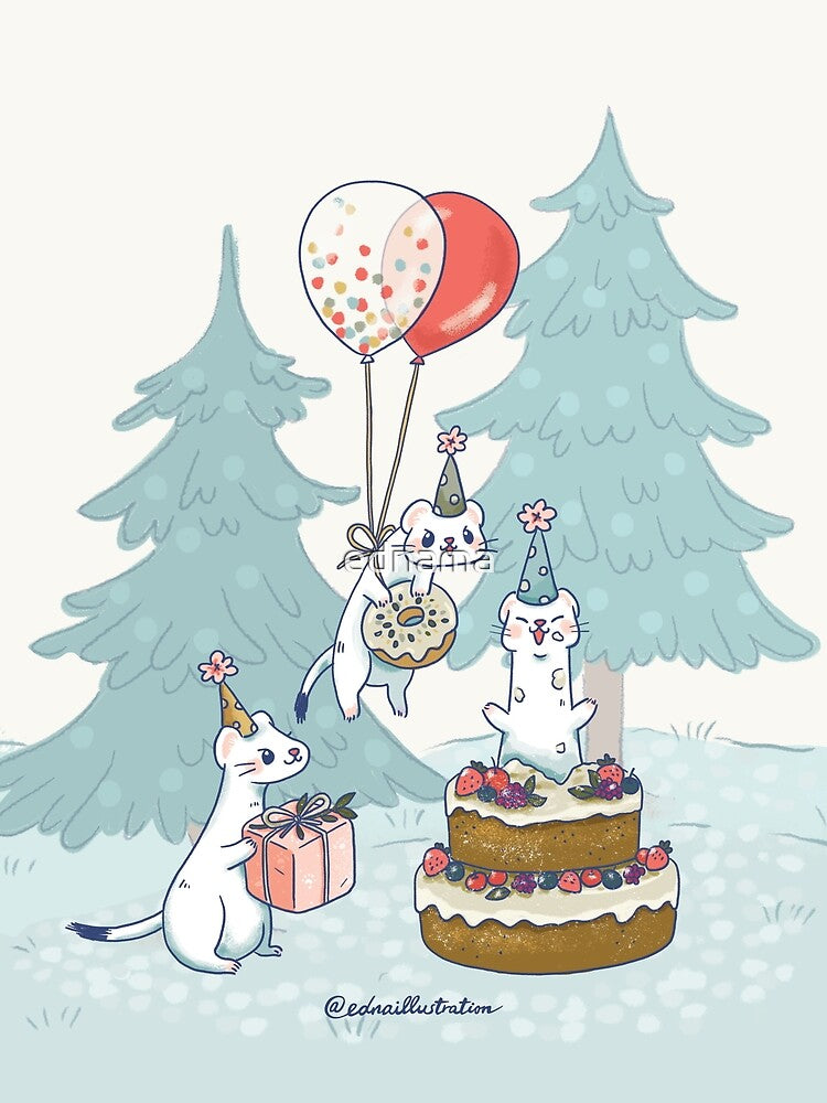 Ermine Birthday Party by ednama