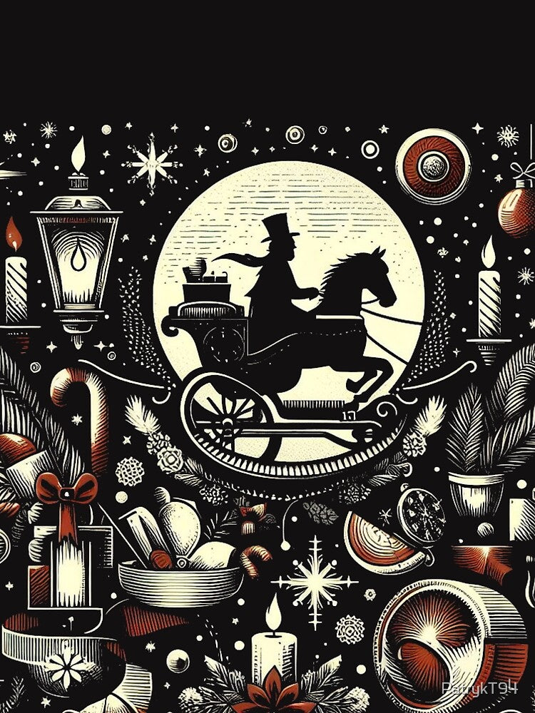 Winter climate The smell of Christmas, riding through snowdrifts on horseback by PatrykT94