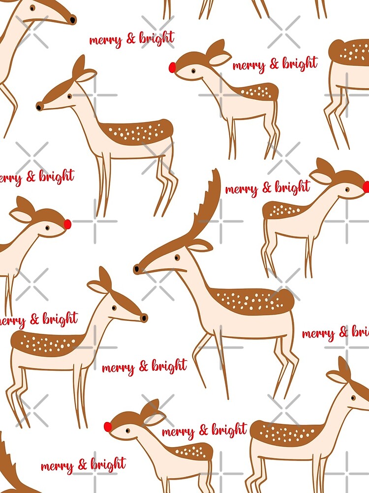 Merry & Bright Reindeers by creativepod