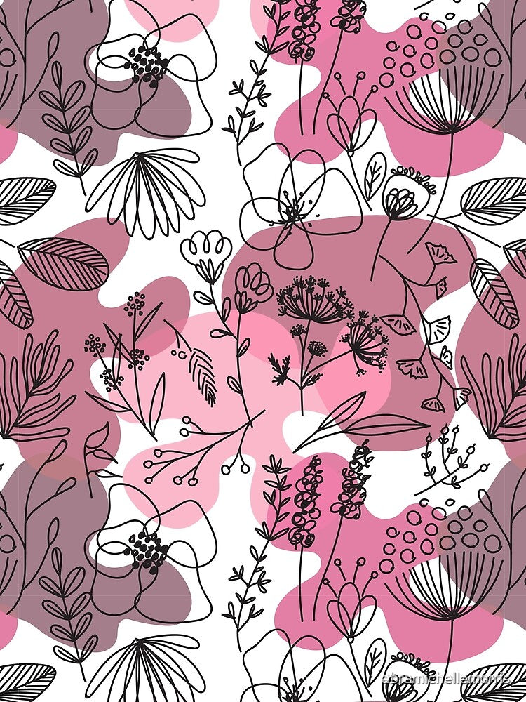 Simple Floral Design Rose Reds by abramichellemorris
