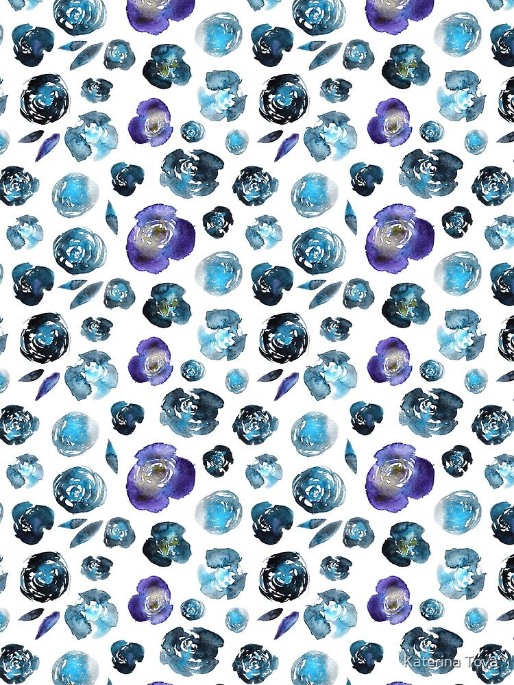 watercolor flowers || by Katerina Tova
