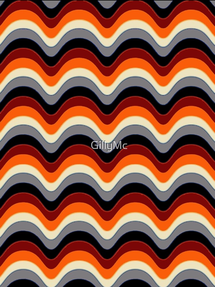 70s Style Wavy Pattern by GillyMc