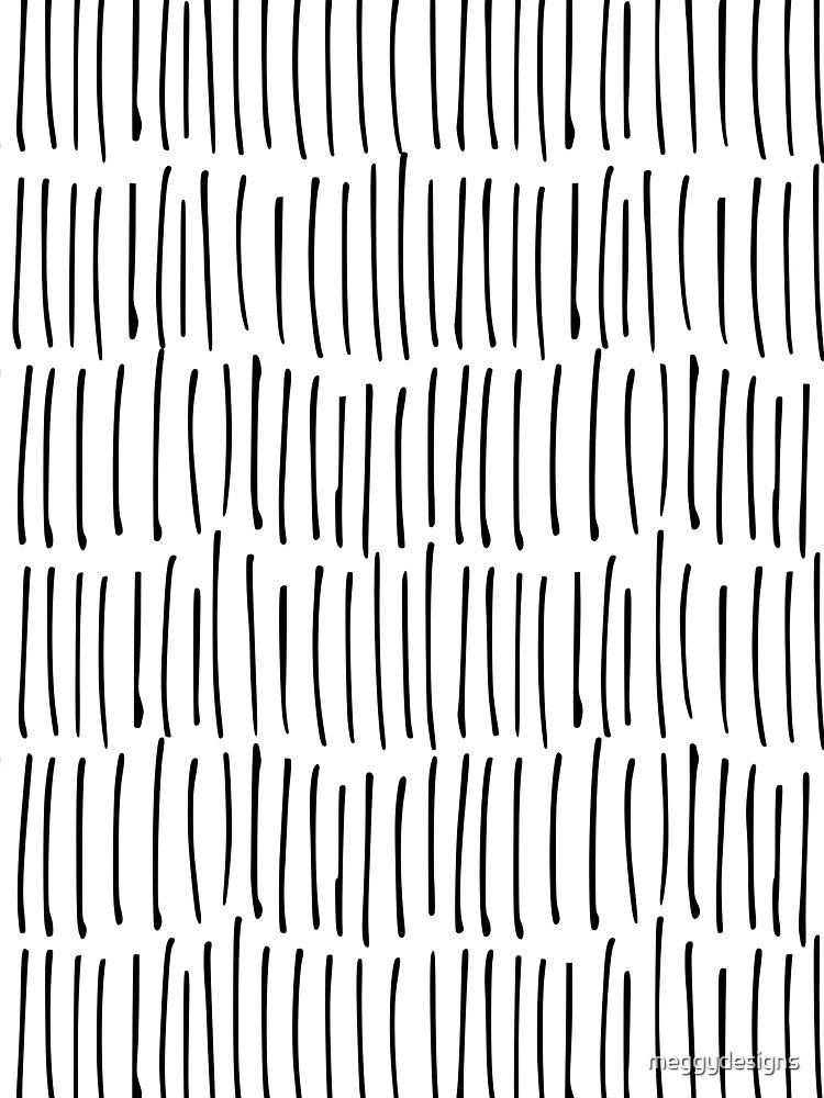 Boho Wall Art, Black and White, Line Art by meggydesigns