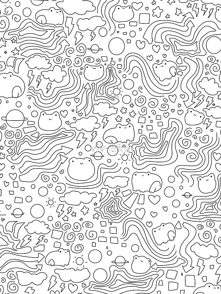 Frog Pattern by viv-trinh