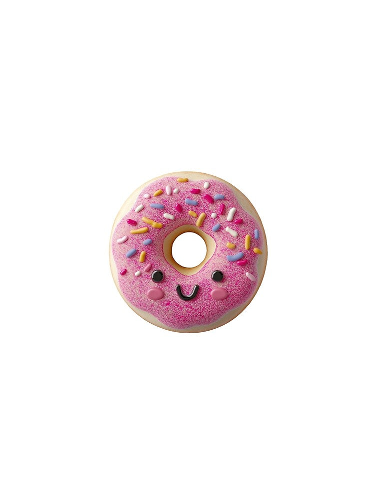 Cute Kawaii Donut with Sprinkles | Happy Face Food by Fernandink1
