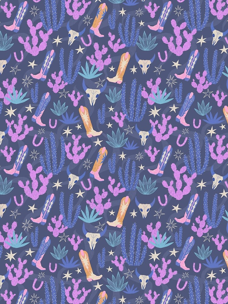 Wild Western - Blue by inkedinred