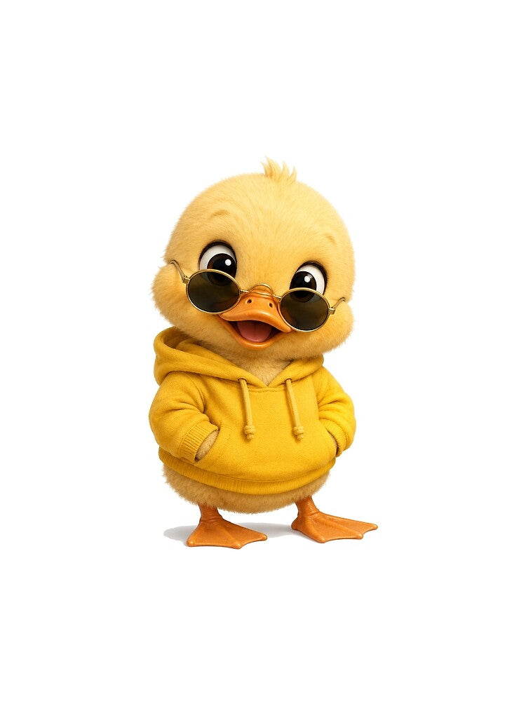 Cool Duck in Hoodie and Sunglasses by BeautifulVibe
