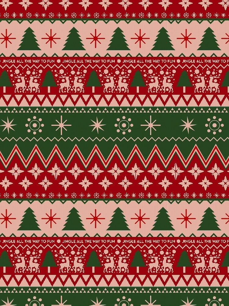 Jingle All the Way to Fun (embroidery): Embrace the Festive Spirit by Alan Javier Cordoba Espinosa