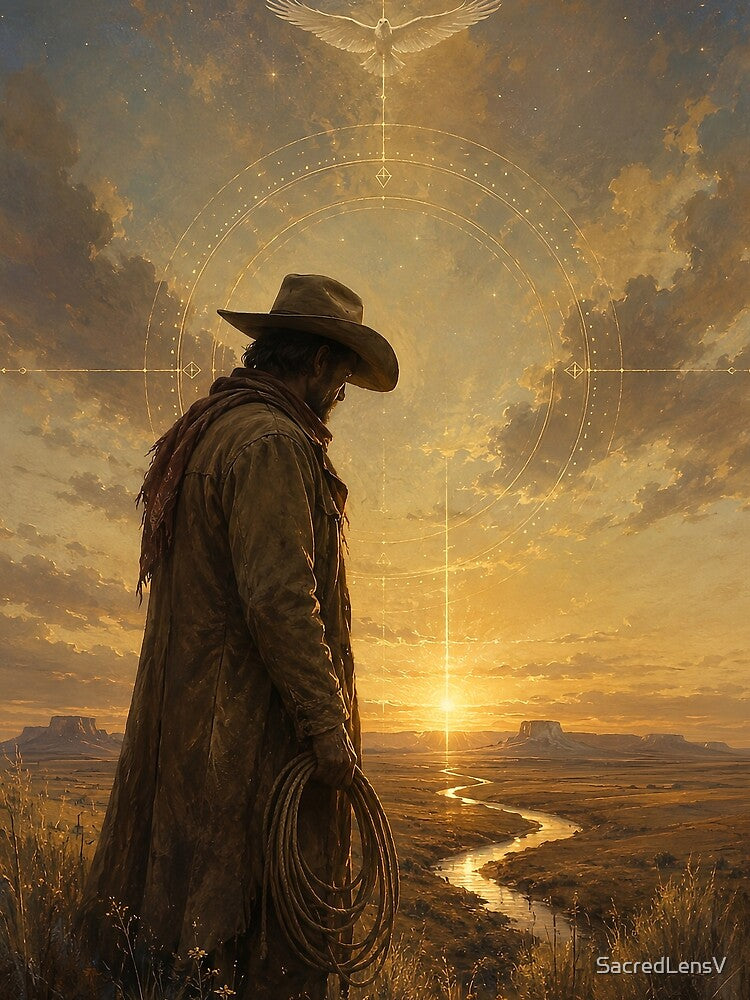 The Golden Crossing – Spiritual Cowboy by SacredLensV
