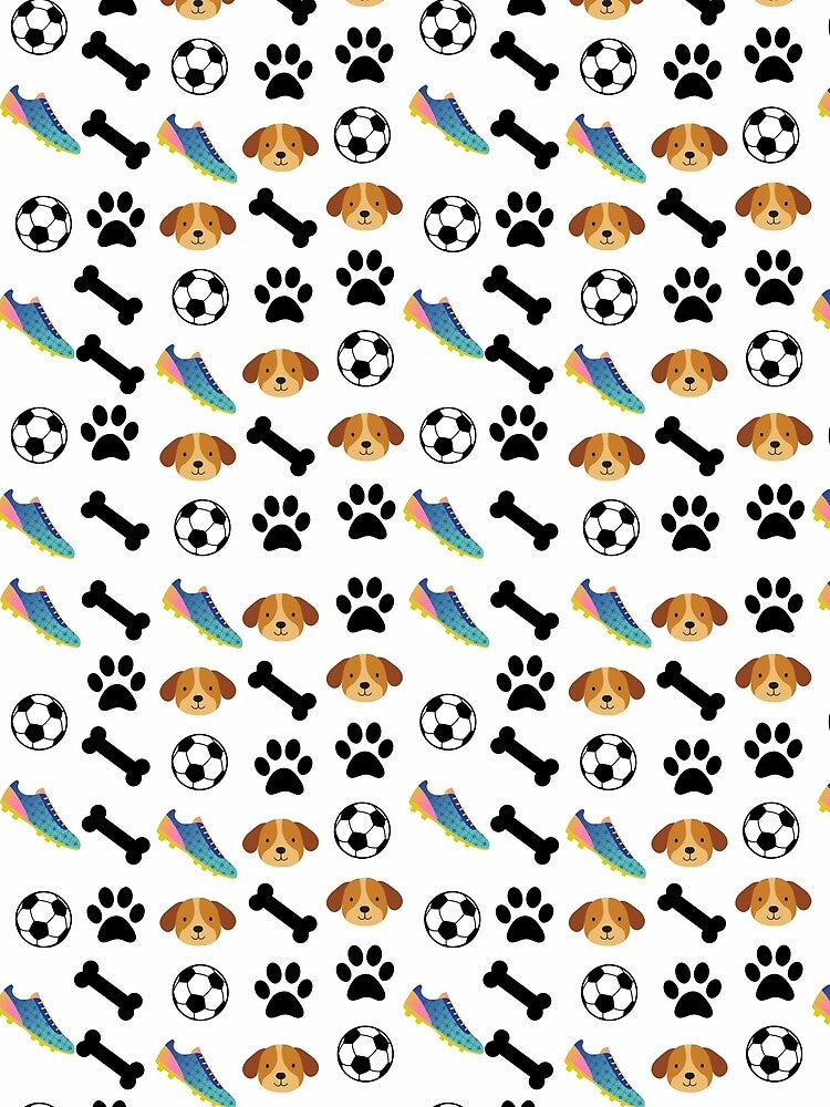 Cute Football & Dog Design by PawFitt