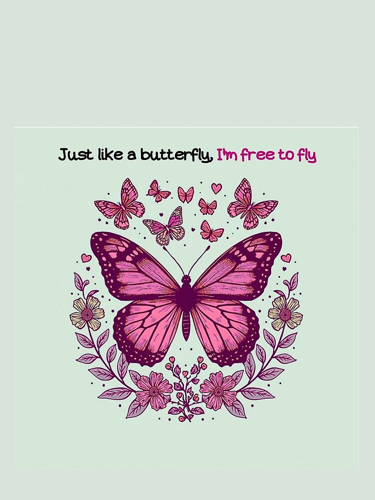 Free to Fly Butterfly Bloom by StarPicks