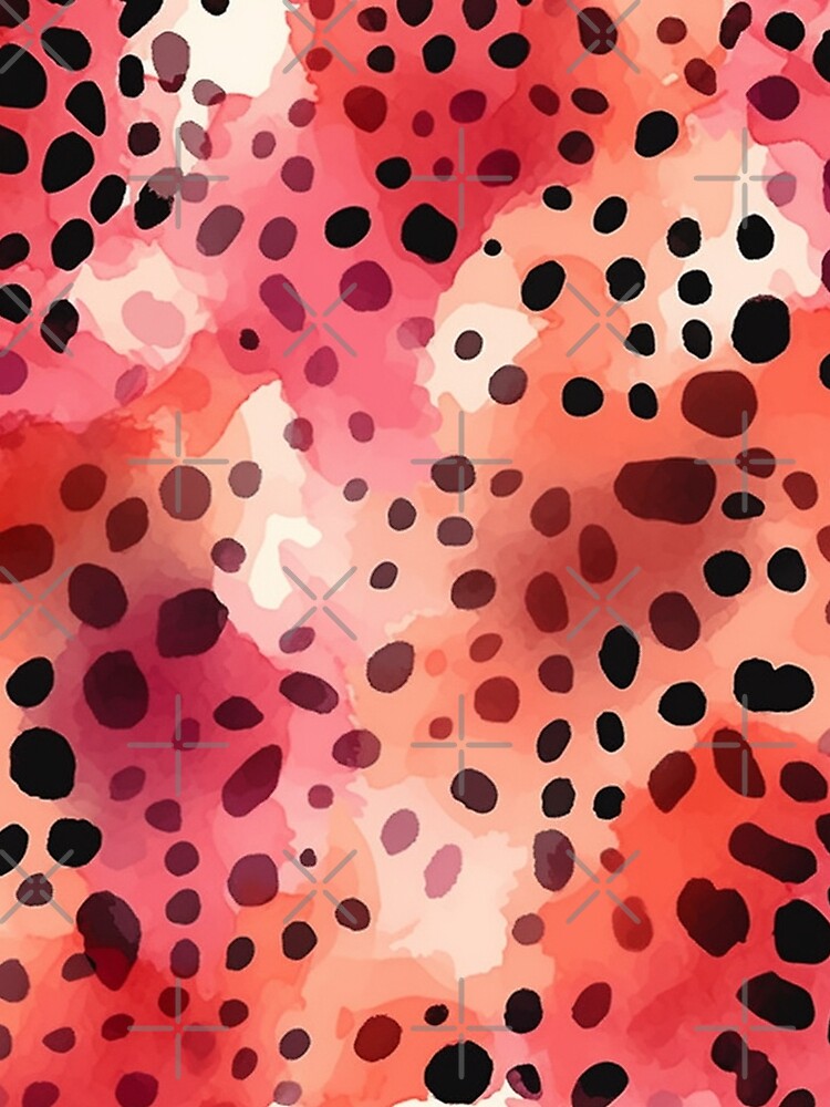 Warm colors Animal Print watercolor pattern by DaisyMarroquin