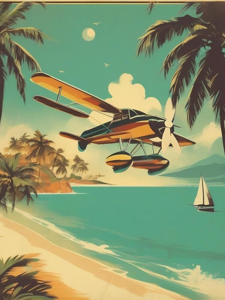 Vintage Tropical Paradise by MarkLines