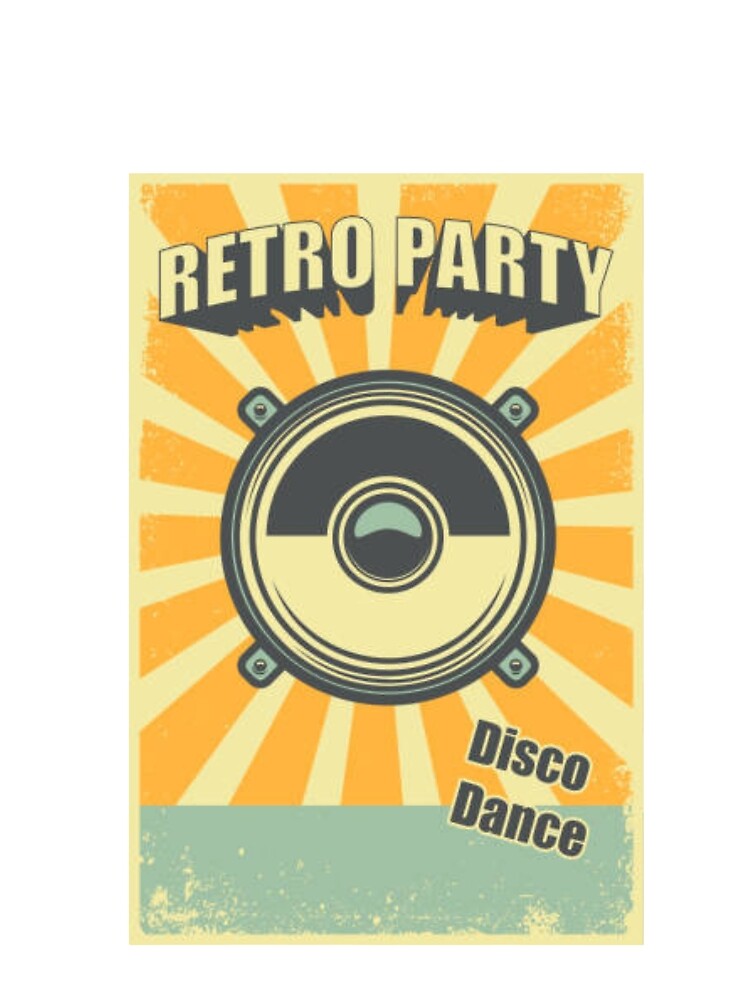 VINTAGE POSTER DISCO DESIGN by AlteKlassiker