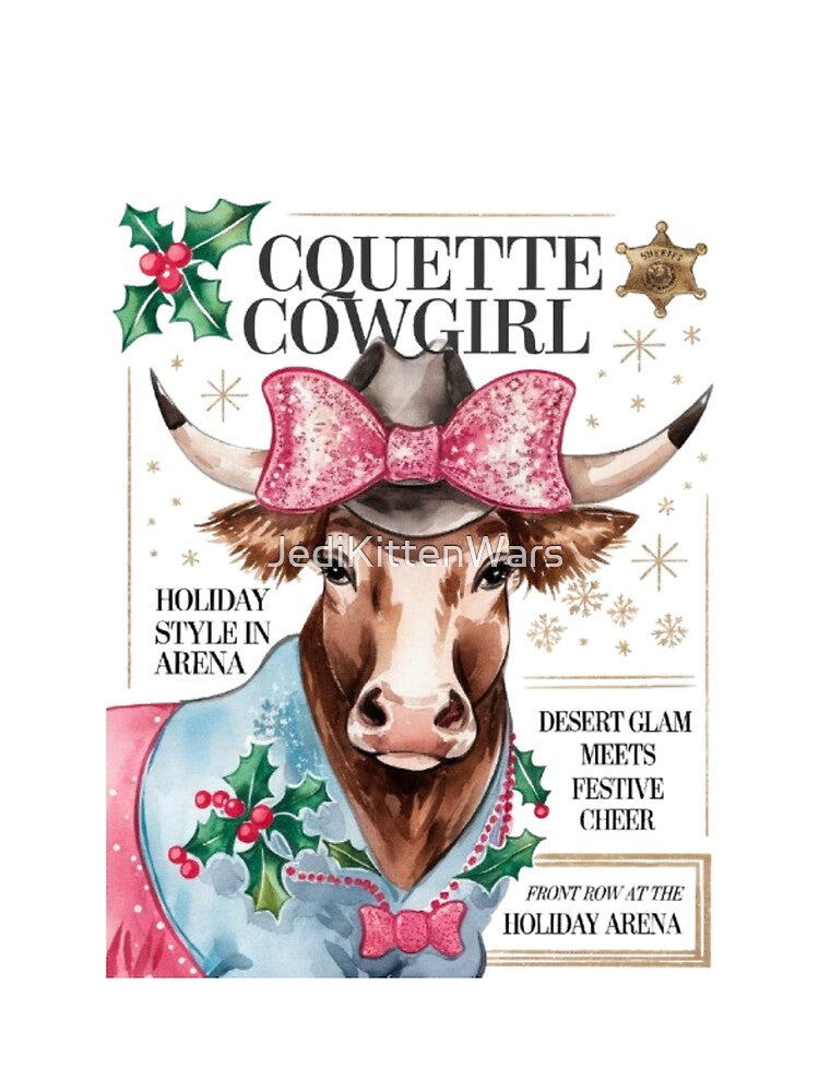 Western Cow Bull Christmas by JediKittenWars