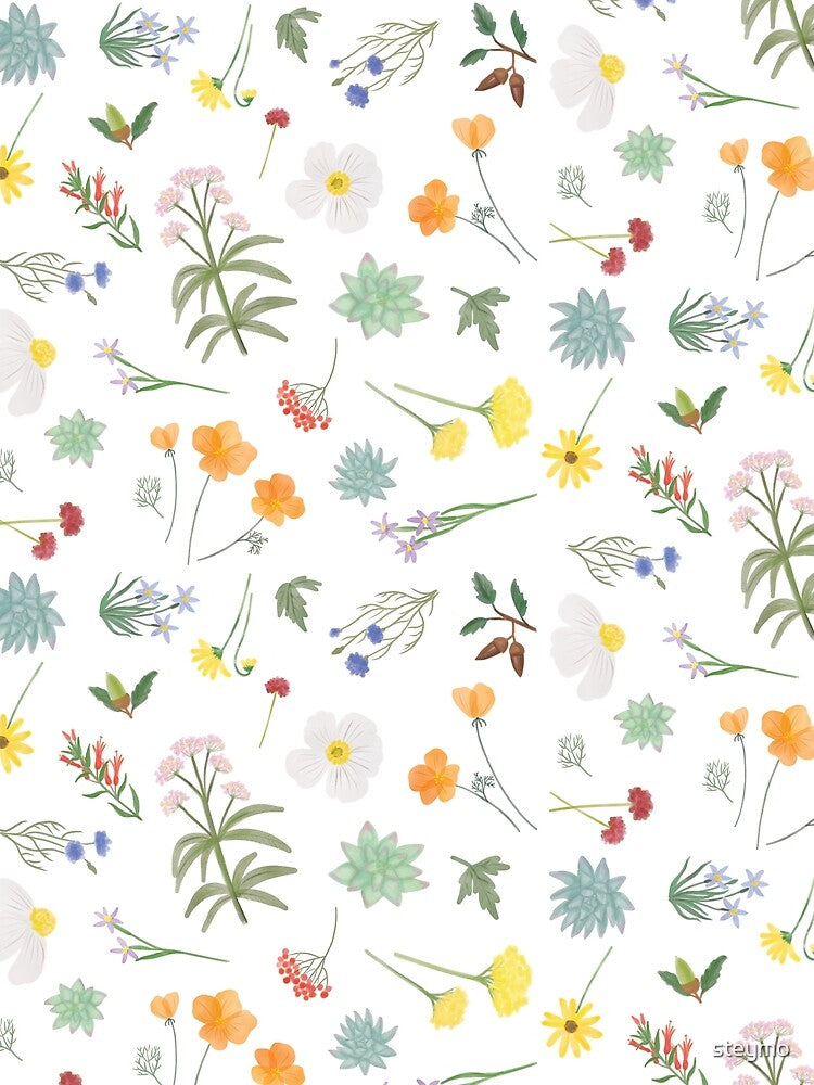 Native California flowers by steymo