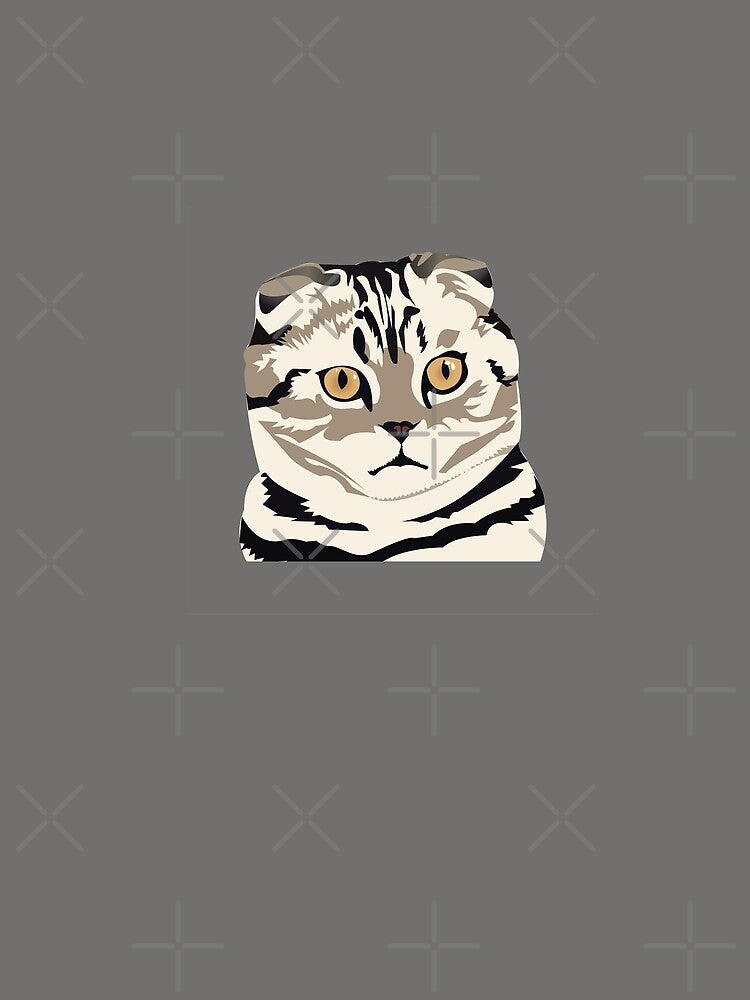 Scottish Fold Kitty Cat by KCPetPortraits