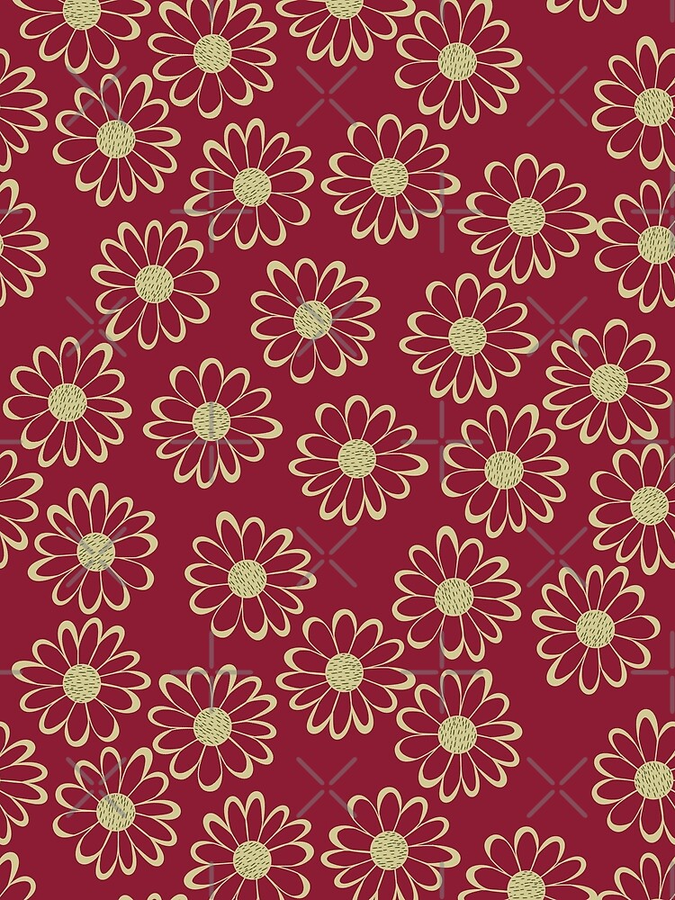 Floral in Red by ChantalDesign